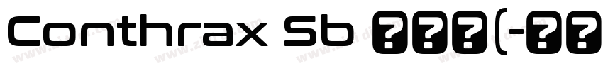 Conthrax Sb 半粗体(字体转换